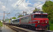 S� 363-034 zieht LkW-Zug durch Maribor-Tabor Richtung Tezno Verschiebebahnhof. /9.5.2013