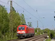 182 020 solo als  Sonderzug  ; Dresden-Cossebaude, 09.05.2013
