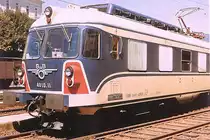 �sterreich, Zell am See, St�dteschnellzug Innsbruck-Graz, �BB 4010-11, Scan eines Fotos aus dem Jahr 1971.