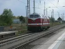 Am 10.Mai 2013 traf 118 770 auf R�gen ein.Hier mu�te die Lok in Bergen/R�gen umsetzen um nach Putbus zugelangen.