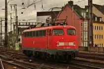 113 309-9 als Lokzug bei der Ausfahrt aus dem K�lner Hbf am 10.05.13.