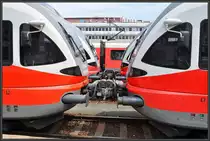 Budapest D�li P�lyaudvar ist fest in der Hand von Stadler Flirt. (11.05.2013)