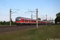 Kreuzfahrersonderzug DPN 2671 von Berlin Ostbahnhof nach Warnem�nde in Vietznitz und geschoben hatte die 112 188-8. 15.05.2013