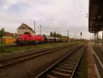 Am 16.05.2013 fuhr 261 041 mit ihrem Nahg�ter von Stendal nach Magdeburg Rothensee. 