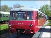 Zwei Ferkeltaxen in Putbus am 15.05.2013 
