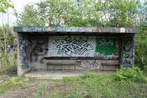 Haltepunkt in Ostelsheim hier wird bald der Bahnverkehr wieder rollen.
Foto ist Endstanden am 18.05.2013