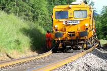 SUZ Einheit auf der Baustelle n�chst dem Bahnhof Premst�tten Tobelbad am 20.05.2013