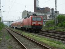 143 034-7 mit RB 26109 von Annaburg nach Leipzig Hbf in Dessau am 12.5.2013