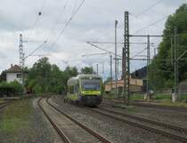 650 715  Stadt Naila  von Agilis durchf�hrt am 20. Mai 2013 Kronach in Richtung Saalfeld.