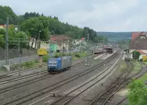 185 514-7 von Alpha Trains durchf�hrt am 23. Mai 2013 solo Kronach in Richtung Lichtenfels.