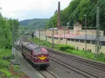 My 1151 von Altmark-Rail f�hrt am 23. Mai 2013 solo in den Bahnhof Kronach ein.