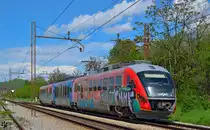 S� 312-115 f�hrt durch Maribor-Tabor Richtung Zidani Most. /3.5.2013