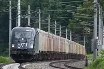 1116 153 (CATS) mit G�terzug bei Niklasdorf am 25.05.2013.