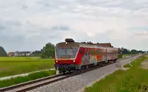 S� 813-115 f�hrt durch Gaj Richtung Maribor. /24.5.2013