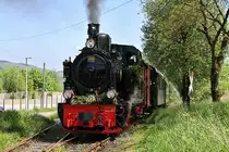 MME Fahrtag - 90 Jahre  BIEBERLIES  - 19.05.2013  --  Abfahrt des Zuges aus Seissenschmidt  --  Weitere Fotos siehe auch in meinem http://www.Schmalspuralbum.de/ unter  Nordrhein-Westfalen > M�rkische Museums-Eisenbahn (MME) - Sauerl�nder Kleinbahn > ... 