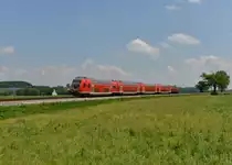 Eine RB nach M�nchen Hbf am 18.05.2013 bei Weidenbach.