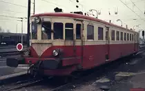 de Dietrich-Triebwagen X 3720 in Strasbourg Gare Centrale im Dezember 1974
