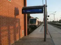 Ohne Unterwegshalt fuhr der PRESS VT650 032,als PRE 81289,von Bergen/R�gen zum Feierabend nach Putbus.Aufgenommen am Abend vom 27.Mai 2013 in Bergen/R�gen.