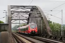 442 632 & 442 126 als RB Berlin Sch�nefeld - Potsdam Griebnitzsee am 28.Mai 2013auf der Templiner Br�cke.