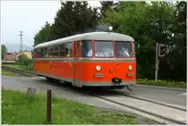 GKB VT 10 02 f�hrt als Sonderzug von Knittelfeld nach P�ls, anl�sslich des  Andampfen 2013  im Eisenbahnmuseum in Knittelfeld. 
Zeltweg 9.5.2013