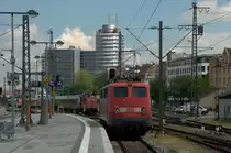 115 205 am 18.05.13 als PbZ 2460 nach Stuttgart in M�nchen Ost