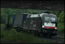 Highlight des Tages 182 512 von TX Logistik mit einem LKW Walterzug am 01.06.13 in G�tzenhof