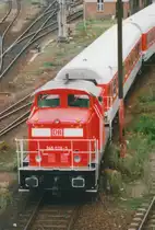 Mai 2005, Berlin Lichtenberg. 345 028 rangiert