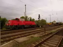 Am 31.05.2013 fuhr 261 018 mit ihrem Nahg�ter von Stendal nach Magdeburg Rothensee.