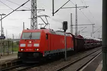185 378-7 bei der Durchfahrt Nordhausen aus Richtung Westen am 1.6.2013
