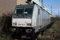 Akiem E 186 185 am 30.12.12 abgestellt in Krefeld Hbf.