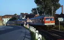 614 006-5 verl��t im Juli 1985 Zirndorf in Richtung Cadolzburg