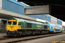 66009 + B16mnopux als Personenzug 77202/3 von Poznań Gł�wny nach Poznań Franowo, Poznań Gł., 1.6.2013