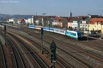 223 063 (92 80 1223 063-9 D-VBG) mit ALX353 am 08.03.2013 in Schwandorf