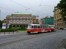 Die alte Tatra Stra�enbahn in Prag am 02.06.13