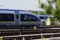 Zaunblick am 5.6.2013 beim Siemens PCW, Eurostar 4007