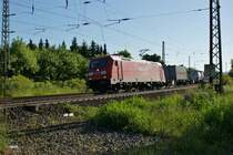 185 303-5 Richtung Fulda am 06.06.2013