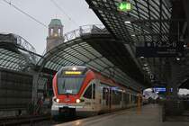 VIAS 404 am 4.1.13 als ODEG Ersatzzug bei der Abfahrt in Berlin-Spandau.