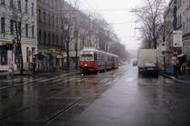 Wien Wiener Linien SL 46 (E1 4526) Maroltingergasse / Rankgasse am 19. M�rz 2000.