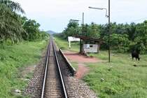 Hst Khao Pip, Blickrichtung Ban Thung Pho Junction, am 17.Mai 2013. 

