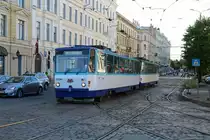Riga SL 7 (Tatra-Tw T3MR 35294) Aspazijas bulvaris / 13. janvara iela am 29. Mai 2013.