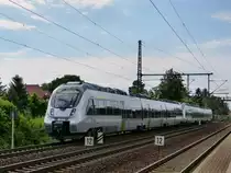 442 101 in Silberner Ausf�hrung (bestimmt f�r Leipzig) durchf�hrt erstaunlicher Weise als Dienstfahrt Dresden Strehlen in die Aufbereitung nach DD-Reick.
11.06.13