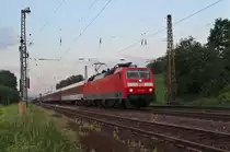 Am fr�hen Morgen des 8.Juni 2013 war 120 156 mit einem AZ in Elze(Han) auf dem Weg Richtung Norden.