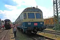 Auch dieser Karlsruhe-Stw. steht im DB Museum in Kobelnz-L�tzel. Die betriebsnummer lautet 50 80 82-34 083-9 und geh�hrt der Gattung BDnrzf 740 an. (08.06.2013)