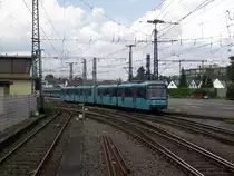 VGF Bombardier U5-50 Verband am 08.06.13 in Frankfurt Heddernheim auf der Linie U8