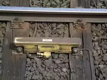 Ein Magnet der Indusi der U-Bahn Frankfurt am 08.06.13 in Heddernheim 