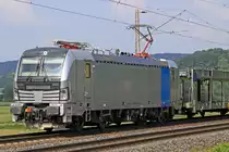 B� Km 75,1 Railpool 193 805 mit leerem Autozug in Richtung G�ttingen 11.06.2013 /16:38 - 24 Minuten sp�ter kam 193 804 hinterher