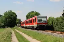 628 534 als RB 11489 von Bedburg (Erft) nach Horrem bei Paffendorf