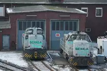 BEHALA 277 406 und BEHALA M 700 C am 13.1.13 abgestellt in Berlin-Westhafen.