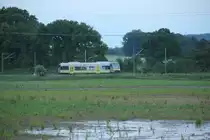 VT650 711 Agilis bei Trieb am 13.06.2013.