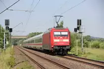 101 131-1 DB bei Trieb am 17.06.2013.